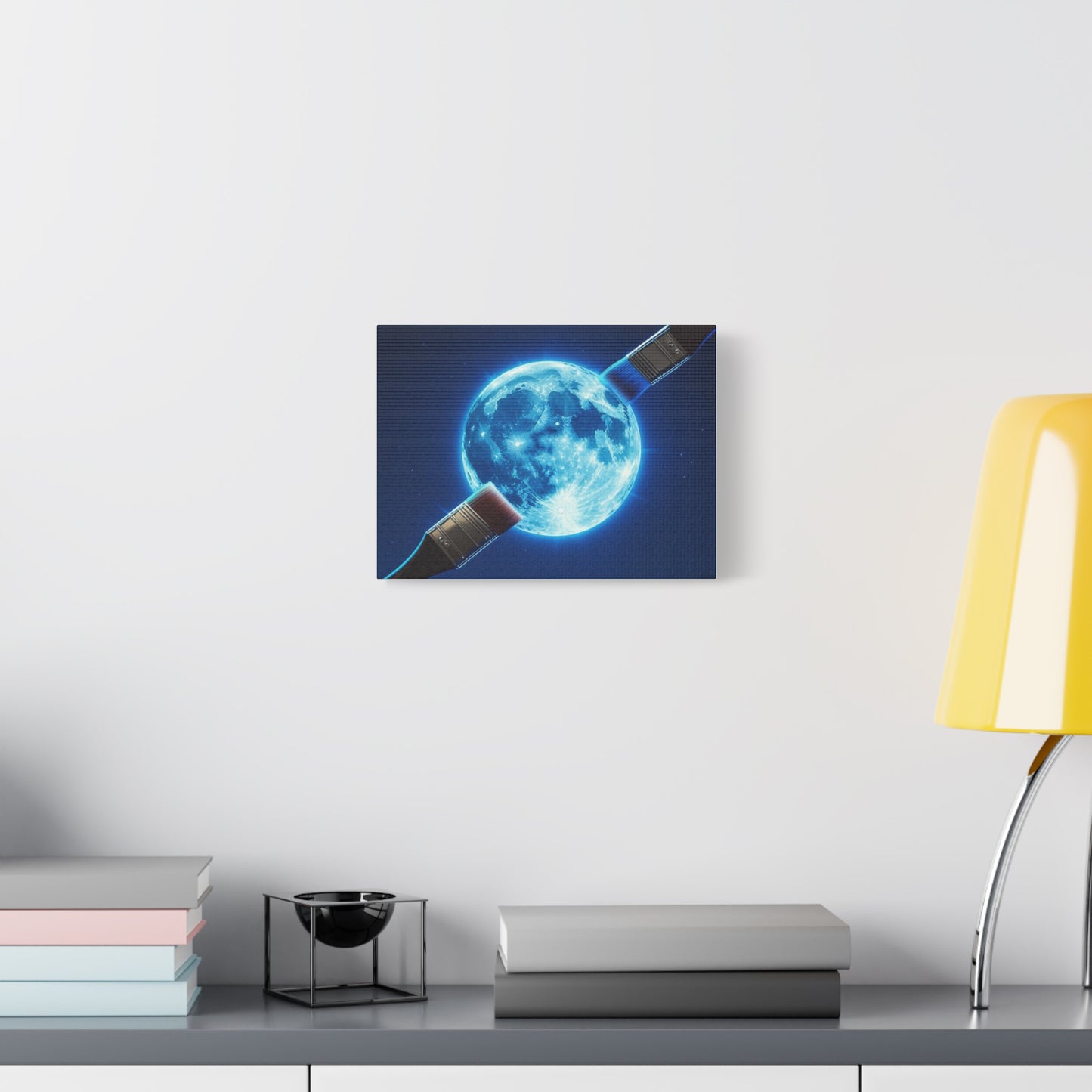 Moon and Brushes